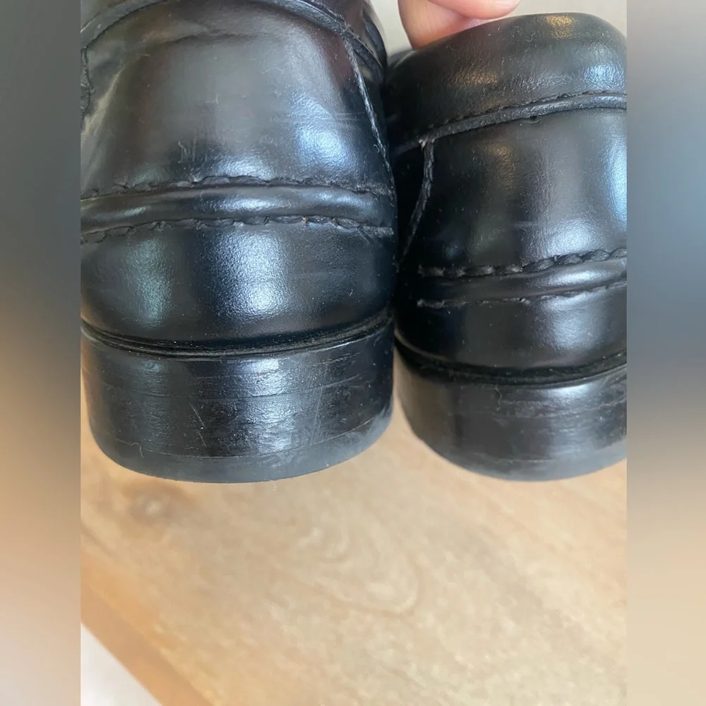 Vintage Polo by Ralph Lauren Black Leather Tassel Loafers Size 8